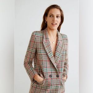 Mango Oversized Wool Blazer